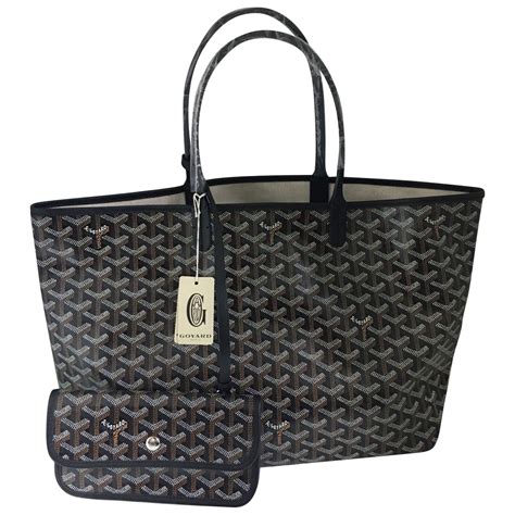 goyard large black tote|Goyard pm tote price.